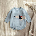 Bambini Craft™ Accademia Preppy Luxury Infant Bodysuit - Premium Long Sleeve Heritage Baby Romper